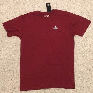 Burgundy Adidas shirt!